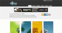 Desktop Screenshot of esoterictalks.com